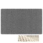 Bathroom mat PVC shower rug hot selling bath mat with anti slip backing