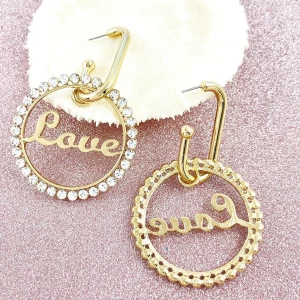Wholesale Love Circle Fashion Earring For Women OEM ODM