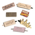Engraved Bag Logo Plate Tags Clothes Custom Clothing Labels