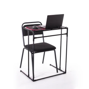 Metal laptop table Mouzer. Black Laptop stand-table