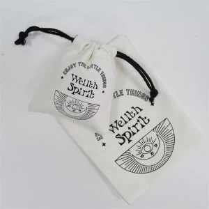 Custom Manufacturer Canvas bag, Gift wrapping pouch with customized logo