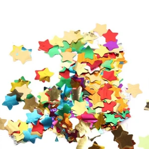 Boomwow metallic star shape confetti for party decoration-colorful﻿