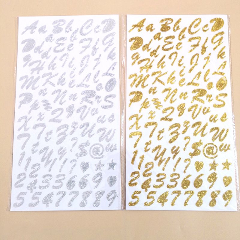Buy Glitter Powder Stickers from Yiwu Goldleaf imp and exp Co.,Ltd ...