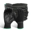 Anti-Slip Construction Safety Gloves with Nylon Lining PU Oil-Proof Gloves for Construction and Food Industries
