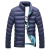 Custom logo lightweight winter down coats outdoor light cotton down puffer jacket