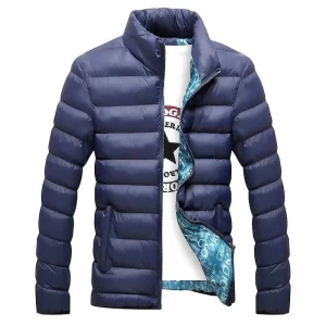 Custom logo lightweight winter down coats outdoor light cotton down puffer jacket