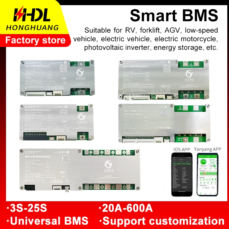 Buy Smart Bms For Ternary Lithium Lifepo Titanate Bluetooth Rs Can