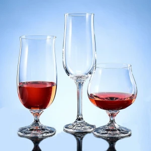 Wholesale Hand Blown Crystal Red Wine Glasses Wedding Clear Goblet Hotel Cups And Glasses