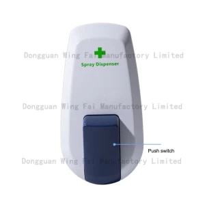 Commercial 500ml Wall mounted Hand Sanitizer Liquid Spray Soap Dispenser for hospital school mall office