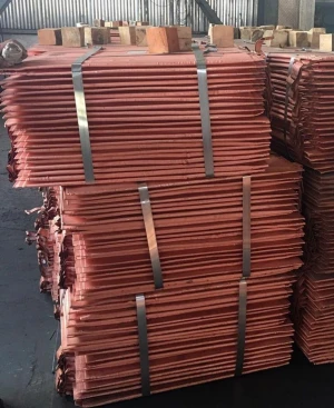 Copper Cathode Sheets 99.99% - 99.97% Purity for sale