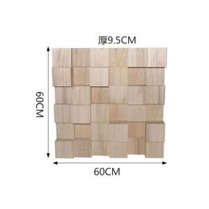 Hot Selling HayHoe Supply Wood Acoustic Sound Diffuser  Akupanel Acoustic Wall Soundproofing Panel