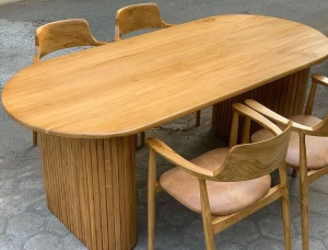 Wooden Dining Table Oval