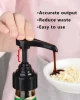 PP plastic long nozzle Syrup & Sauce dispenser pump for cooking and drink mixing