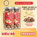 1KG Premium Macadamia Nuts – Hand-Cracked, Size 24–25mm, Certified Product