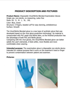 Nitrile Gloves Without Powder