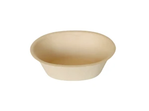 7OZ/210ml Disposable bamboo pulp paper salad bowl