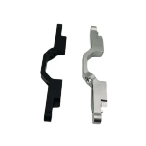 Brass H59 CNC Machined Part Four-Axis, Matte Black Anodized Finish1