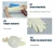 Import EN455 CE 9inch disposable hospital medical white protection latex powder free examination gloves for Europe from China