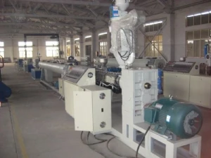 plastic PP PE PVC PET pipe extrusion machine production line