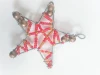 Wire Beaded Christmas Star Decorations