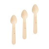 Wholesale 110 mm Natural Disposable Wooden Spoon
