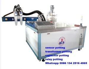 China two component Thermally Conductive Adhesives potting Machine for transformer