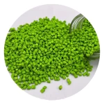 High Quality Plastic Masterbatch Parrot Green Mother
