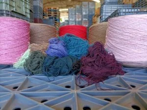 yarn 30% wool - 20% polyester - 50% acrylic yarn count 10/2