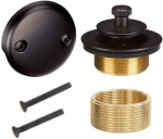 1-1/2  inch Lift and Turn BathTub Tub Drain Kit With Adapter Oil rubbed Bronze ORB