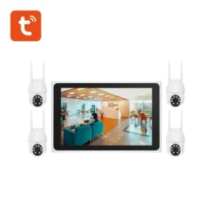 10" LCD Screen 3MP 4/8CH 2-Way Audio WiFi NVR Kit Video Cameras System Tuya Wireless Kit