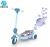 Import 10 Years OEM Experience Fashion Wholesale Toy Children Electric Kick Three 3 Wheels Kids Scooter from China