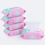 100% biodegradable flushable baby wet wipes 99.9% pure water natural baby wet wipes welcome OEM/ODM