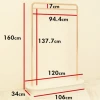 100% Factory Directly Modern Metal Display Stand Child Garment Rack