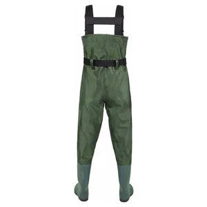 100% Waterproof Material Fishing Waders Breathable Waders Fishing with Shoes