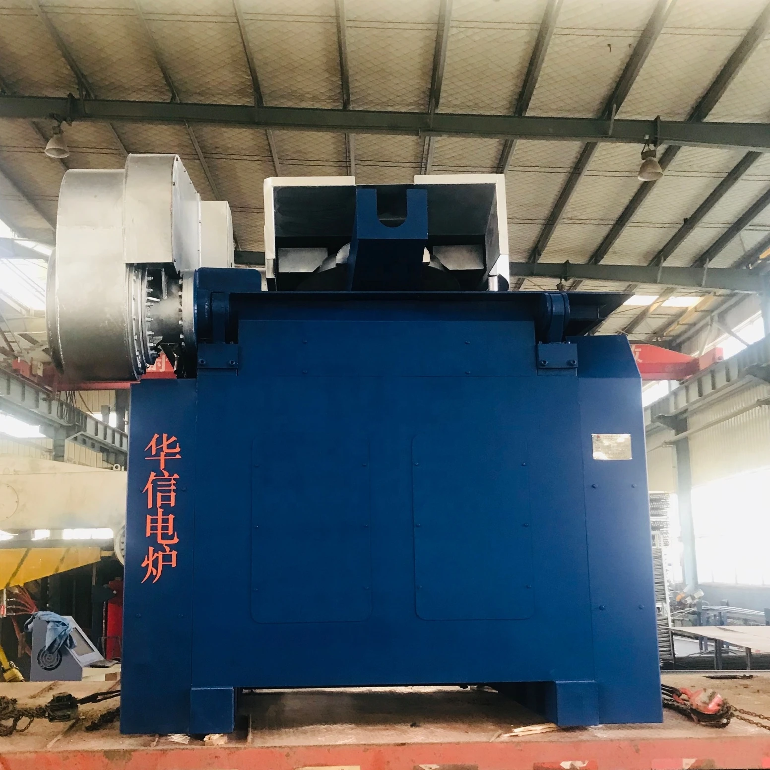 1000KG Steel Shell Induction Melting Furnace from Huaxin