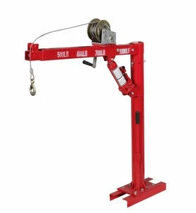 1000lb hydraulic pick up truck crane with hand winch