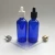 Import 100ml blue glass bottle, blue perfume spray glass bottle, 100ml round glass bottle from China
