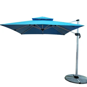 10ft  waterproof aluminum parasol  umbrella garden  patio umbrella parasol with base