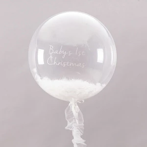 10inch 18inch 24inch Clear Transparent Round bubble Balloons Without Wrinkle