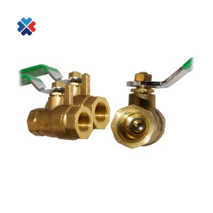 1/2 inch brass float ball valve Industrial FxF brass gas rb ball valve stem with lock plumbing fittings