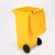 120LT outdoor garbage dust bin plastic trash can/garbage trash street waste bin with lid