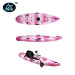 12ft OME cheap hot popular plastic rowing boat&canoe&kayak with 1 paddle