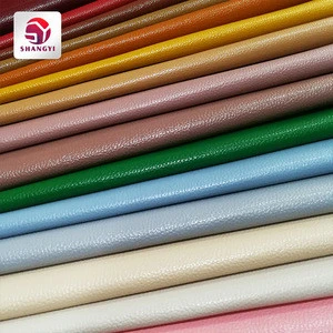 1.2mm thick environmentally friendly oily light lychee artificial leather PU leather pebbled leather