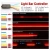 Import 12V Car LED Strip Brake lights 90cm Rear Tail Warning Light High Mount Stop Lamp Flow Waterproof Auto Day Interior Accessories from China