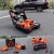 Import 12V DC 5.0T Electric Hydraulic Floor Jack and Tire Inflator Pump and LED Flashlight 3 in 1 Set with Electric Impact Wrench from China