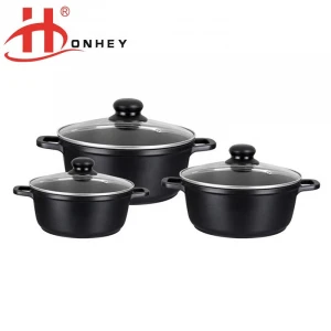 14 pcs Hight quality kitchenware nonstick aluminium cooking pan set pots cookware sets