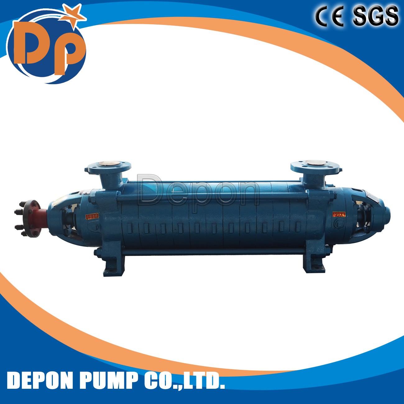150HP High Head High Pressure Centrifugal Dewatering Multistage Water Pump