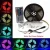Import 16.4ft SMD 5050 waterproof 300leds RGB flexible led strip light lamp kit + 44key IR remote controller color rgb led strip light from China