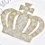 Import 16.5*11.7cm Crown Pattern Diamond Sticker Hot Melt Adhesive crystal Rhinestone diamond Clothes hat bag Car Decor DIY Accessories from China