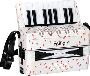 17 key 8 bass Eco-friendly and non-toxic ABS plastic accordion for children for sale